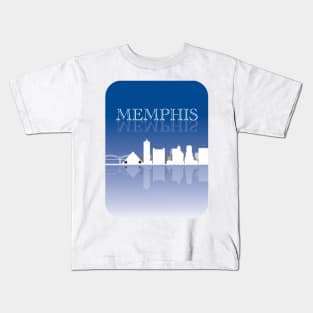 Memphis Skyline Circle Kids T-Shirt